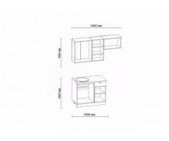 Кухонный гарнитур ВЕНЕЦИЯ-1, левый и правый вариант | dobob.org - 4