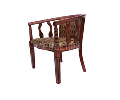 Чайное кресло В-5 с деревянными подлокотниками и мягким сиденьем | dobob.org - 1