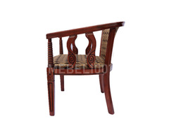 Чайное кресло В-5 с деревянными подлокотниками и мягким сиденьем | dobob.org - 3