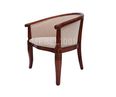 Чайное кресло А-10 с деревянными подлокотниками и мягкой спинкой | dobob.org - 1