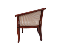 Чайное кресло А-10 с деревянными подлокотниками и мягкой спинкой | dobob.org - 3