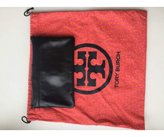 Клатч tory burch черный кожа сумка женская аксессуар оригинал кожаная бренд | dobob.org - 5