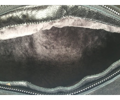 Ботфорты сапоги новые dibrera италия 39 размер черные замша зима мех овчина шпилька каблук 10 см кла | dobob.org - 5