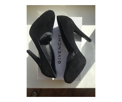 Туфли новые givenchy италия 39 размер черные замша платформа 1см каблук шпилька 11 см внутри кожа за | dobob.org - 1