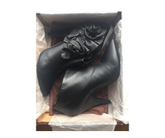 Ботильоны kalliste италия 39 размер черные кожа женские кожаные внутри осень весна демисезонные | dobob.org - 4