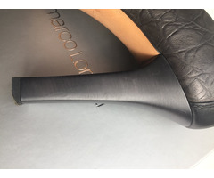 Туфли gianmarco lorenzi италия 39 размер кожа черные платформа 1см каблук 10 шпилька женские кожаные | dobob.org - 7