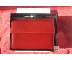 Кошелек женский новый capika италия кожа красный кожаный аксессуары женские сумки размер средний | dobob.org - 1