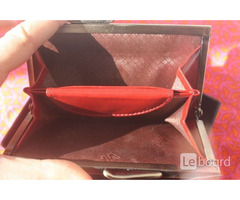 Кошелек женский новый capika италия кожа красный кожаный аксессуары женские сумки размер средний | dobob.org - 2