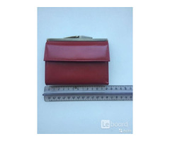 Кошелек женский новый capika италия кожа красный кожаный аксессуары женские сумки размер средний | dobob.org - 4