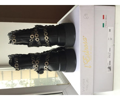 Ботинки новые lestrosa италия кожа 39 черные внутри кожаные осень весна демисезонные обувь женская | dobob.org - 8