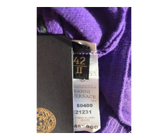Топ майка новый versace италия 42 44 46 s m размер фиолетовый сиреневый цвет ткань полиамид мягкая | dobob.org - 2