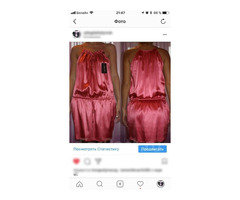 Платье сарафан новый patrizia pepe италия 42 44 46 s m размер розовое коралл цвет ткань атлас шелк | dobob.org - 8