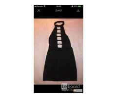 Платье мини 44 46 м черное стрейч новое сарафан туника под чулки футляр по фигуре вечернее стильное | dobob.org - 2