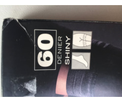 Чулки новые vogue 46 m 60 ден черные плотные на резинке женские полиамид эластан колготки гетры | dobob.org - 5
