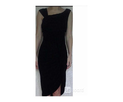 Платье футляр новое sisley 44 46 м черное сарафан вискоза миди длина по фигуре мягкое стретч вечерне | dobob.org - 1