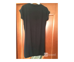 Платье туника gaudi м 46 44 s чёрная принт рисунок бисер нашит футболка сарафан топ одежда женская | dobob.org - 4