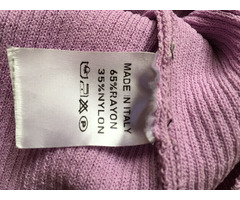 Кофта новая ad style италия 44 46 м s женская фиолетовая лапша вязаная лаванда | dobob.org - 4