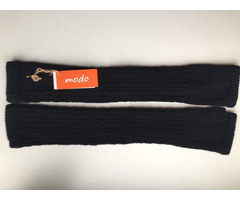 Перчатки длинные шерсть чёрные митенки вязаные женские зима аксессуары высокие м 44 46 42 48 40 s l | dobob.org - 1