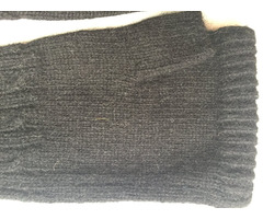 Перчатки длинные шерсть чёрные митенки вязаные женские зима аксессуары высокие м 44 46 42 48 40 s l | dobob.org - 3