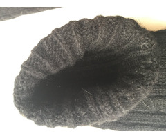 Перчатки длинные шерсть чёрные митенки вязаные женские зима аксессуары высокие м 44 46 42 48 40 s l | dobob.org - 6