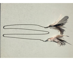 Колье цепочка цепь бижутерия украшение перья чёрные розовые мода стиль бренд тренд 42 44 46 48 40 | dobob.org - 5