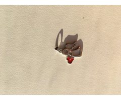 Кулон подвеска ангел новая sunlight с сердцем красным лак бижутерия на цепь | dobob.org - 4