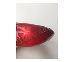 Браслет новый miss sixty красный прозрачный пластик широкий круглый бижутерия вишневый размер средни | dobob.org - 6