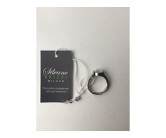Кольцо новое серебро камень фианит циркон 16-19 раздвижное украшение ювелирной женское аксессуары | dobob.org - 3