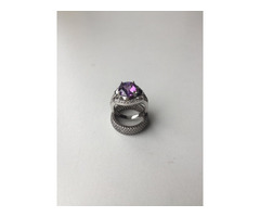 Кольцо новое серебро 19 камни циркон полностью вокруг много ювелирное украшение драгоценности женски | dobob.org - 5