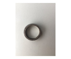 Кольцо новое серебро 19 камни циркон полностью вокруг много ювелирное украшение драгоценности женски | dobob.org - 7
