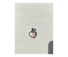 Кулон подвеска сердце новая sunlight розовое лак перламутровый бижутерия украшение | dobob.org - 3