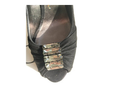 Туфли casadei италия новые размер 39 замшевые черные платформа сваровски стразы swarovski | dobob.org - 7
